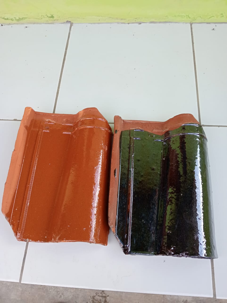 Genteng Jatiwangi Glasur Transparan & Brown